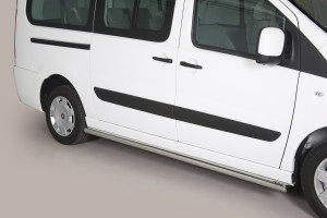 Side Bars | Fiat | Scudo Combi 07-12 4d bus. / Scudo Combi 12- 4d bus. | RVS rvs zilver Side Protection