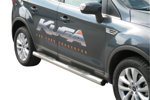 Side Bars | Ford | Kuga 08-13 5d suv. | RVS rvs zilver Grand Pedana