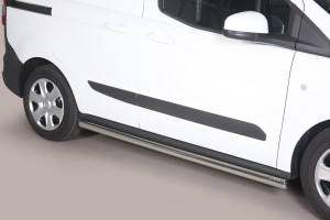 Side Bars | Ford | Transit Courier 14- 4d bes. | RVS zwart Side Protection