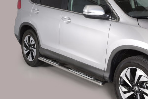 Side bars | geschikt voor Honda CR-V | 2016- | design steps | ovaal