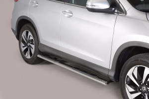 Side bars | geschikt voor Honda CR-V | 2016- | steps | ovaal