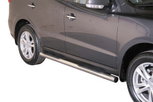 Side Bars | geschikt voor Hyundai | Santa Fe 10-12 5d suv. | RVS rvs zilver Grand Pedana