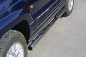 Side Bars | geschikt voor Jeep | Grand Cherokee 01-03 5d suv. / Grand Cherokee 03-05 5d suv. / Grand Cherokee 99-01 5d suv. | RVS rvs zilver Grand Pedana