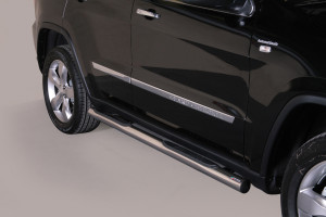Side Bars | geschikt voor Jeep | Grand Cherokee 11-13 5d suv. | RVS rvs zilver Grand Pedana