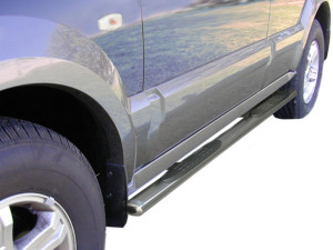 Side Bars | Kia | Sorento 02-06 5d suv. | RVS rvs zilver Oval Grand Pedana