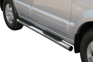 Side Bars | geschikt voor Kia | Sorento 06-09 5d suv. | RVS rvs zilver Grand Pedana