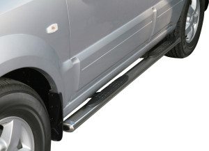 Side Bars | geschikt voor Kia | Sorento 06-09 5d suv. | RVS rvs zilver Oval Grand Pedana