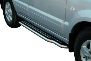Side Bars | geschikt voor Kia | Sorento 06-09 5d suv. | RVS rvs zilver Pedana