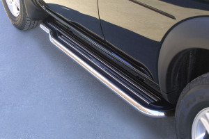 Side Bars | geschikt voor Land Rover | Freelander 1998-2007 | RVS rvs zilver Pedana