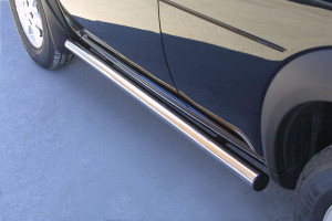 Side Bars | geschikt voor Land Rover | Freelander 1998-2007 | rvs zilver Side Protection RVS