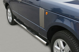 Side Bars | geschikt voor Land Rover | Range Rover 05-09 5d suv. | RVS rvs zilver Grand Pedana