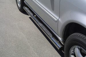 Side Bars | geschikt voor Mercedes-Benz | M-klasse 01-05 5d suv. W163 | RVS rvs zilver Grand Pedana | 270/400 CDI