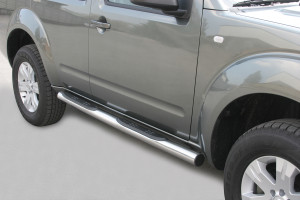 Side Bars | geschikt voor Nissan | Pathfinder 05-10 5d suv. | rvs zilver Grand Pedana RVS