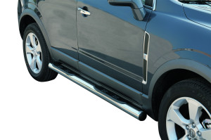 Side Bars | Opel | Antara 07-11 5d suv. | rvs zilver Grand Pedana RVS