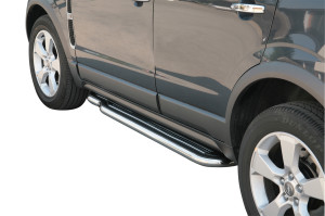 Side Bars | Opel | Antara 07-11 5d suv. | rvs zilver Pedana RVS