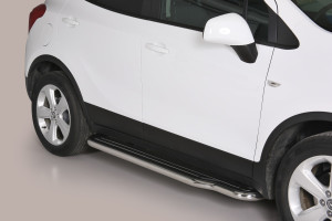 Side Bars | Opel | Mokka 12-16 5d suv. / Mokka X 16- 5d suv. | rvs zilver Pedana RVS