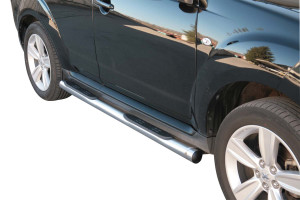 Side Bars | geschikt voor Peugeot | 4007 07-11 5d suv. | rvs zilver Grand Pedana RVS