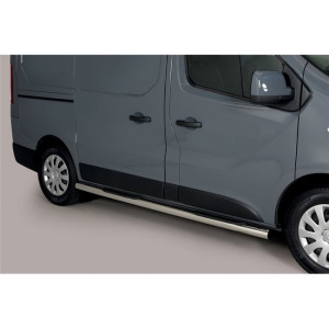 Side Bars | Renault | Trafic 14-19 4d bes. / Trafic 19- 4d bes. | L1 | rvs zilver Grand Pedana RVS