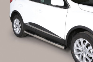 Side Bars | Renault | Kadjar 15- 5d mpv. | rvs zilver Oval Grand Pedana RVS