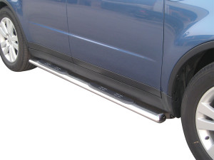 Side Bars | geschikt voor Subaru | Tribeca 08-10 5d suv. | rvs zilver Oval Grand Pedana RVS