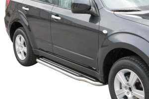 Side Bars | geschikt voor Subaru | Forester 08-11 5d suv. / Forester 11-13 5d suv. | rvs zilver Pedana RVS