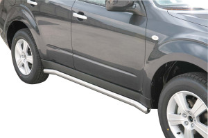 Side Bars | geschikt voor Subaru | Forester 08-11 5d suv. / Forester 11-13 5d suv. | rvs zilver Side Protection RVS