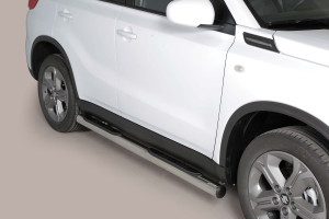 Side Bars | geschikt voor Suzuki | Vitara 15-18 5d suv. | rvs zilver Grand Pedana RVS