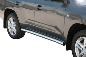 Side Bars | Toyota | Land Cruiser V8 08-12 5d suv. | rvs zilver Side Protection RVS
