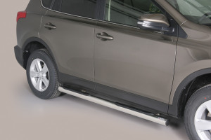 Side Bars | geschikt voor Toyota | RAV4 13-16 5d suv. / RAV4 16-18 5d suv. | rvs zilver Grand Pedana RVS