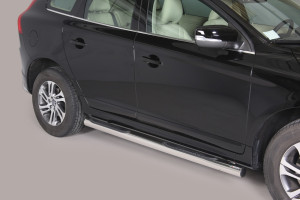Side Bars | geschikt voor Volvo | XC60 08-13 5d suv. / XC60 13-17 5d suv. | rvs zilver Grand Pedana RVS