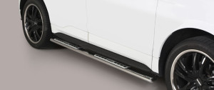 Side Bars | Ford | Edge 16- 5d suv. | RVS rvs zilver Design Side Protection