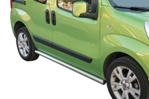 Side Bars | Fiat | Fiorino 07- 5d mpv. | RVS rvs zilver Side Protection
