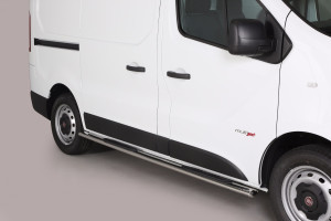 Side Bars | Fiat | Talento Combi 16- 4d bus. | RVS rvs zilver Oval Grand Pedana SWB