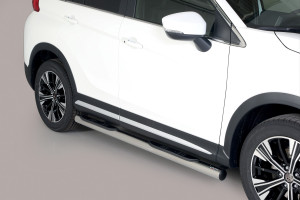 Side Bars | geschikt voor Mitsubishi | Eclipse Cross 17- 5d suv. | RVS rvs zilver Grand Pedana