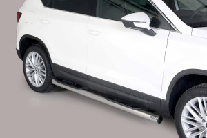 Side Bars | geschikt voor Seat | Ateca 16- 5d suv. | RVS rvs zilver Grand Pedana