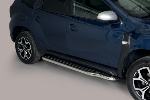 Side Bars | geschikt voor Dacia | Duster 18- 5d suv. | RVS zwart Side Protection