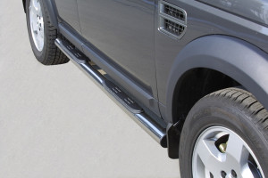 Side Bars | Land Rover | Discovery 04-09 5d suv. | RVS rvs zilver Grand Pedana