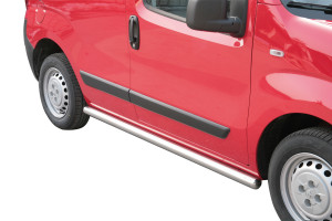 Side Bars | geschikt voor Peugeot | Bipper Tepee 09-13 5d mpv. | zwart Side Protection RVS