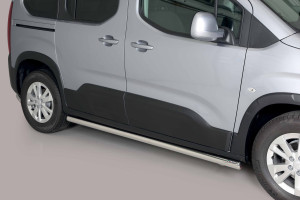 Side Bars | geschikt voor Peugeot | Rifter 18- 5d mpv. | MWB | rvs zilver Side Protection RVS