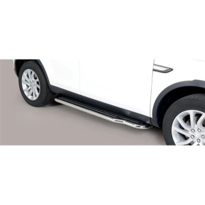 Side Bars | Land Rover | Discovery Sport 5 2018- 5d suv. | rvs zilver Pedana RVS