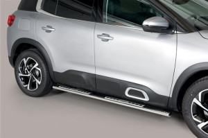 Side Bars Misutonida geschikt voor Citroen C5 Aircross 19- 5d suv | Roestvrij staal | Glanzend | RVS