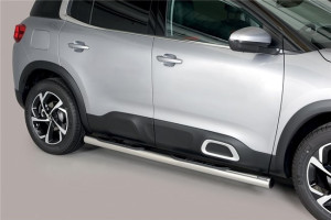 Side Bars Misutonida geschikt voor Citroen C5 Aircross 19- 5d suv | Roestvrij staal | Glanzend | RVS