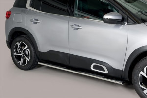 Side Bars Misutonida geschikt voor Citroen C5 Aircross 19- 5d suv | Roestvrij staal | Glanzend | RVS