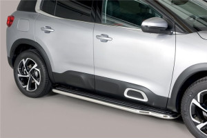Side Bars Misutonida geschikt voor Citroen C5 Aircross 19- 5d suv | Roestvrij staal | Glanzend | RVS