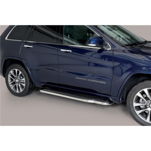 Side Bars | geschikt voor Jeep | Grand Cherokee 13- 5d suv. | rvs zilver Pedana RVS