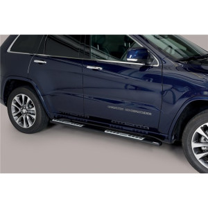 Side Bars | geschikt voor Jeep | Grand Cherokee 13- 5d suv. | zwart Design Side Protection RVS