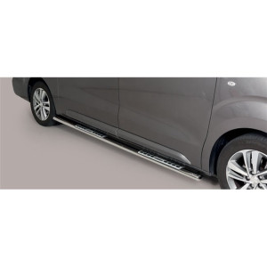 Side Bars Misutonida geschikt voor Citroen Jumpy Combi 17- 4d bus / Jumpy SpaceTourer 17- 4d pbus | Roestvrij staal | Glanzend | RVS