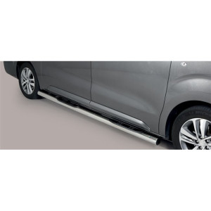 Side Bars Misutonida geschikt voor Citroen Jumpy Combi 17- 4d bus / Jumpy SpaceTourer 17- 4d pbus | Roestvrij staal | Glanzend | RVS