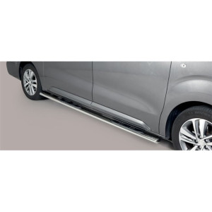 Side Bars Misutonida geschikt voor Citroen Jumpy Combi 17- 4d bus / Jumpy SpaceTourer 17- 4d pbus | Roestvrij staal | Glanzend | RVS
