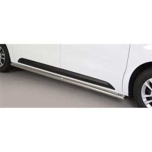 Side Bars Misutonida geschikt voor Citroen Jumpy Combi 17- 4d bus / Jumpy SpaceTourer 17- 4d pbus | Roestvrij staal | Glanzend | RVS